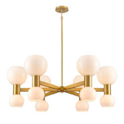 DVI LIGHTING LILLOOET 12 LT CHANDELIER BRASS DVP49426BR-TO winnipeg