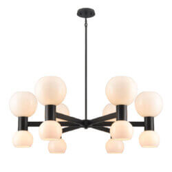 DVI LIGHTING LILLOOET 12 LT CHANDELIER EBONY DVP49426EB-TO calgary