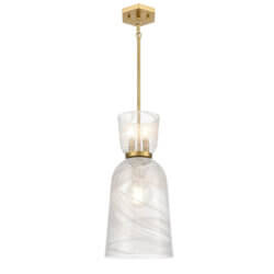 DVI LIGHTING CHALICE MINI-PENDANT BRASS DVP49810BR-MS niagara