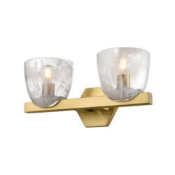 DVI LIGHTING CHALICE 2 LT VANITY BRASS DVP49822BR-MS oakville