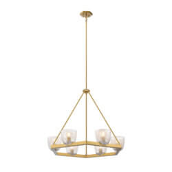 DVI LIGHTING CHALICE 6 LT CHANDELIER BRASS DVP49825BR-MS gatineau