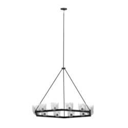 DVI LIGHTING CHALICE 12 LT CHANDELIER EBONY DVP49826EB-MS port perry