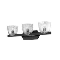 DVI LIGHTING CHALICE 3 LT VANITY EBONY DVP49843EB-MS gravenhurst