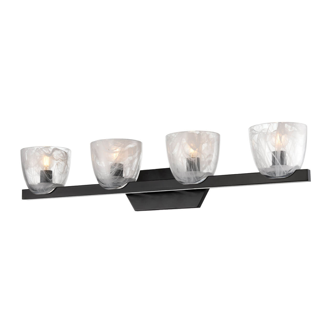DVI LIGHTING CHALICE 4 LT VANITY EBONY DVP49844EB-MS huntsville