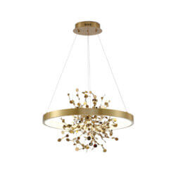 BETHEL CONFETTI LED CHANDELIER GOLD GL351C24G-2 woodbridge