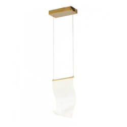 BETHEL ACRYLIC CRUMBLED SHEET PENDANT GOLD GL420P10G burlington