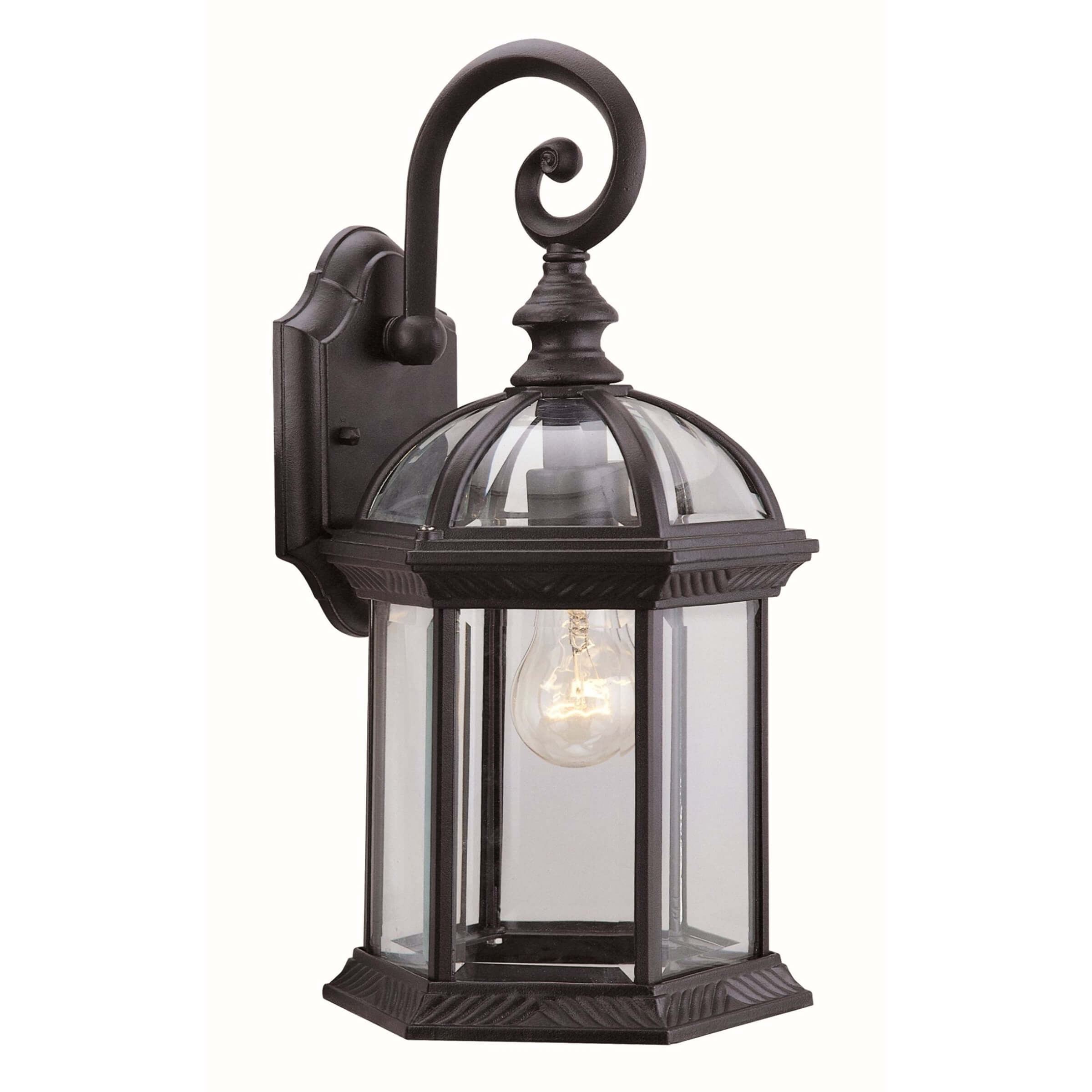 DVI LIGHTING HEXAGON OUTDOOR SCONCE OCA140800BK calgary