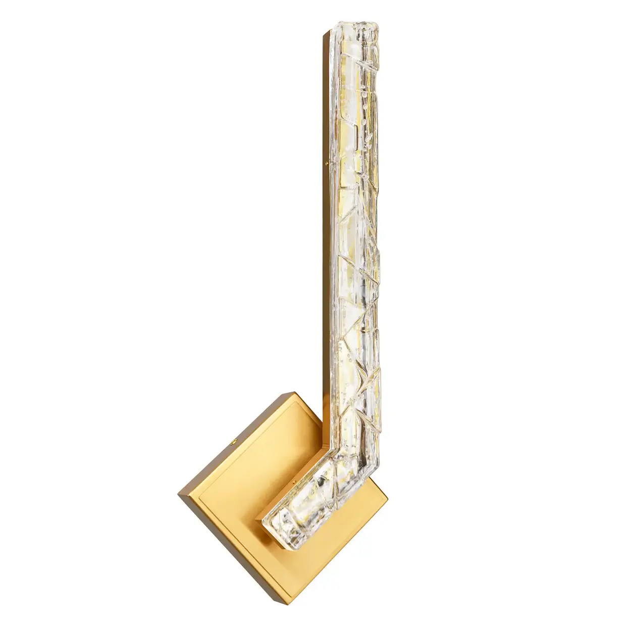 CWI LIGHTING CONTOUR LED 19" BRASS WALL LIGHT 1724W19-1-624 woodbridge