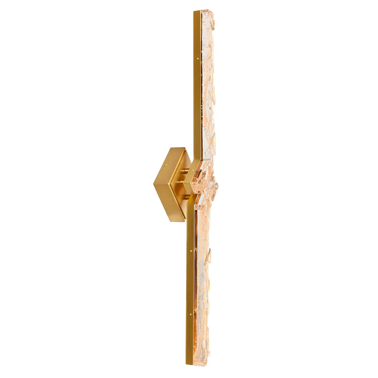 CWI LIGHTING CONTOUR LED 33" BRASS WALL LIGHT 1724W33-2-624 niagara
