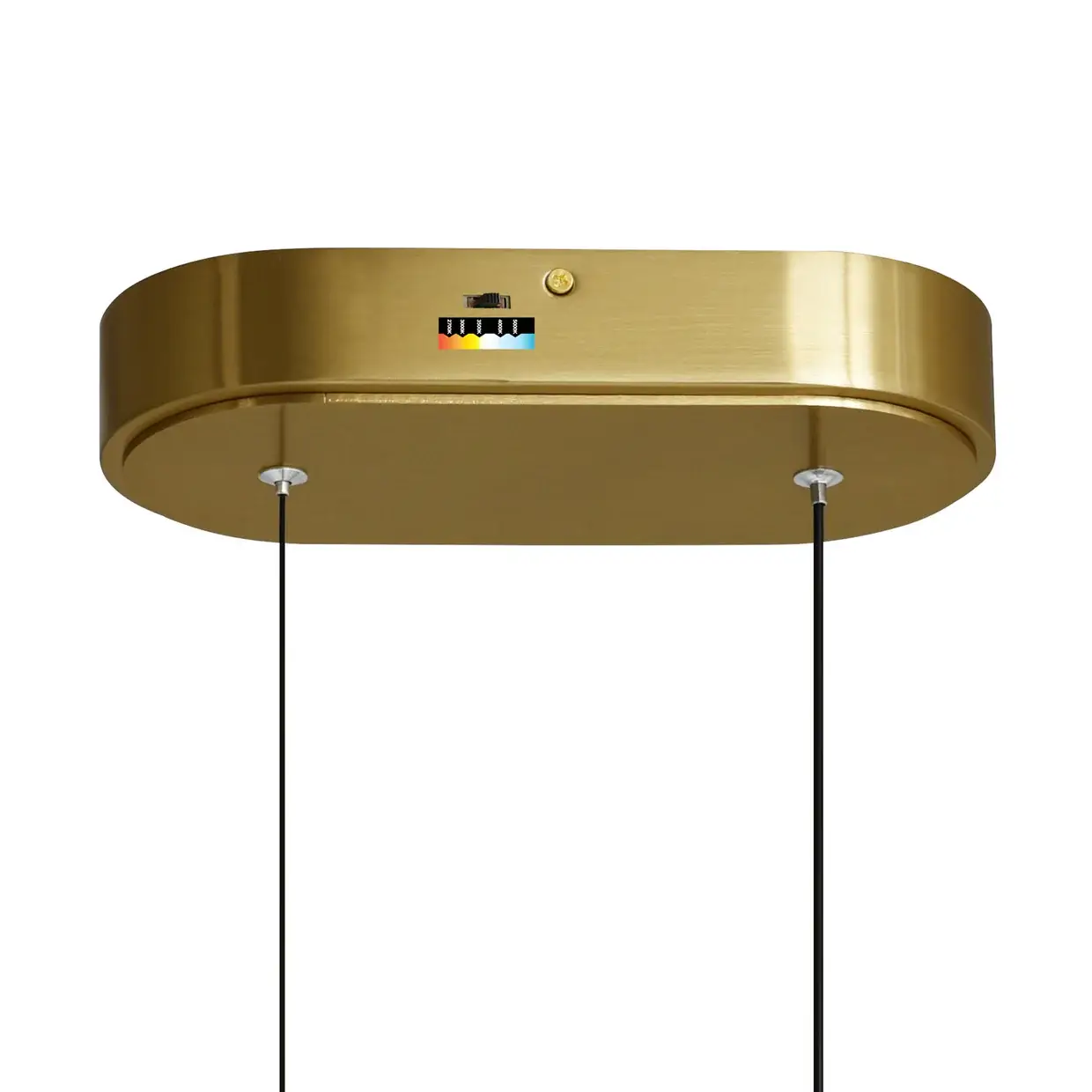 CWI LIGHTING CURVA LED 22" CHANDELIER BRASS1725P22-2-624 kingston