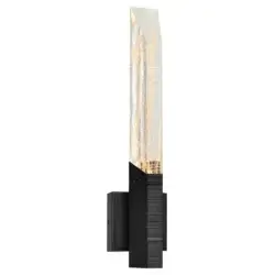 CWI LIGHTING PETRA LED 22" BLACK WALL LIGHT 1723W22-1-101-A burlington