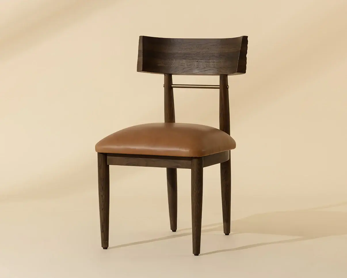 SUNPAN FLORIAN DINING CHAIR TAN SET OF TWO 112499 kelowna