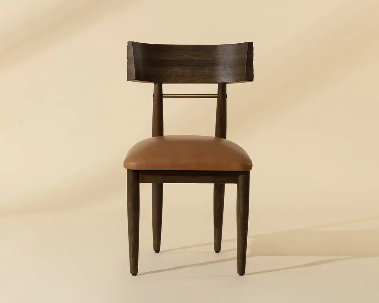 SUNPAN FLORIAN DINING CHAIR TAN SET OF TWO 112499 kelowna