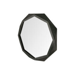 MERCANA ARAMIS II 32" OCTAGON BLACK WOOD FRAME MIRROR 69028 king city