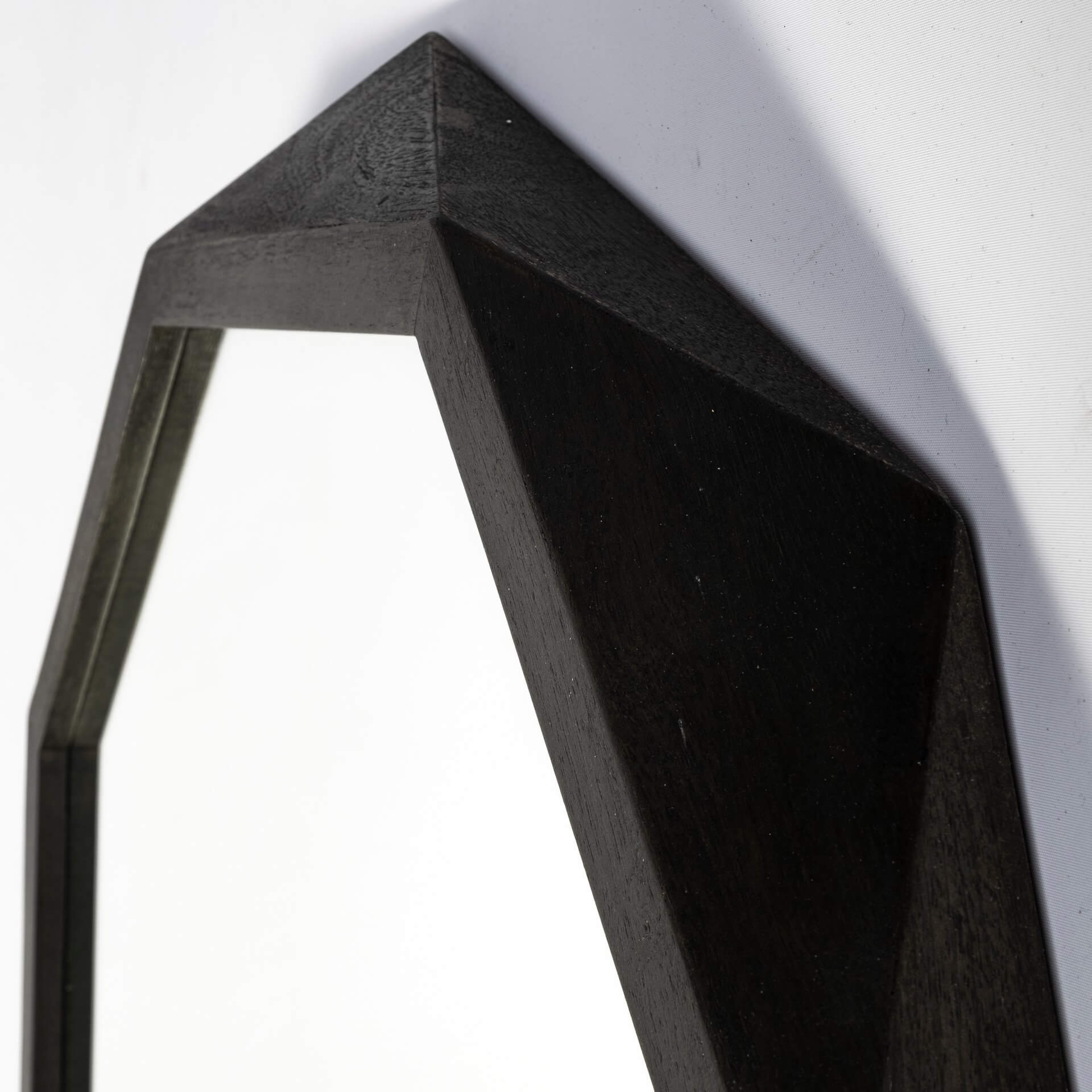 MERCANA ARAMIS II 41" OCTAGON BLACK WOOD FRAME MIRROR 69030 kelowna