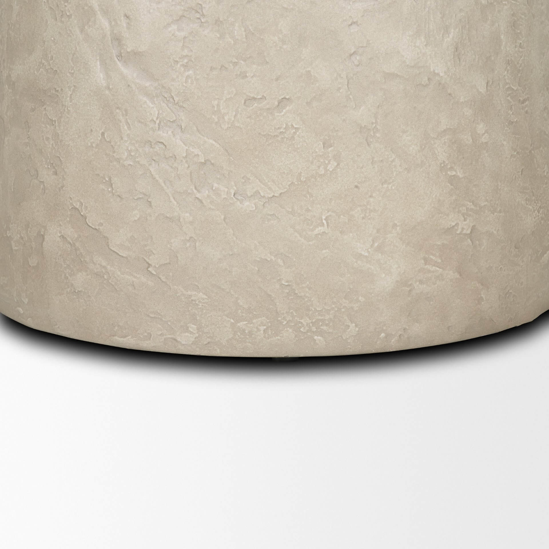 MERCANA MESA ROUND STONE FINISH PILLAR ACCENT TABLE 71283 perth