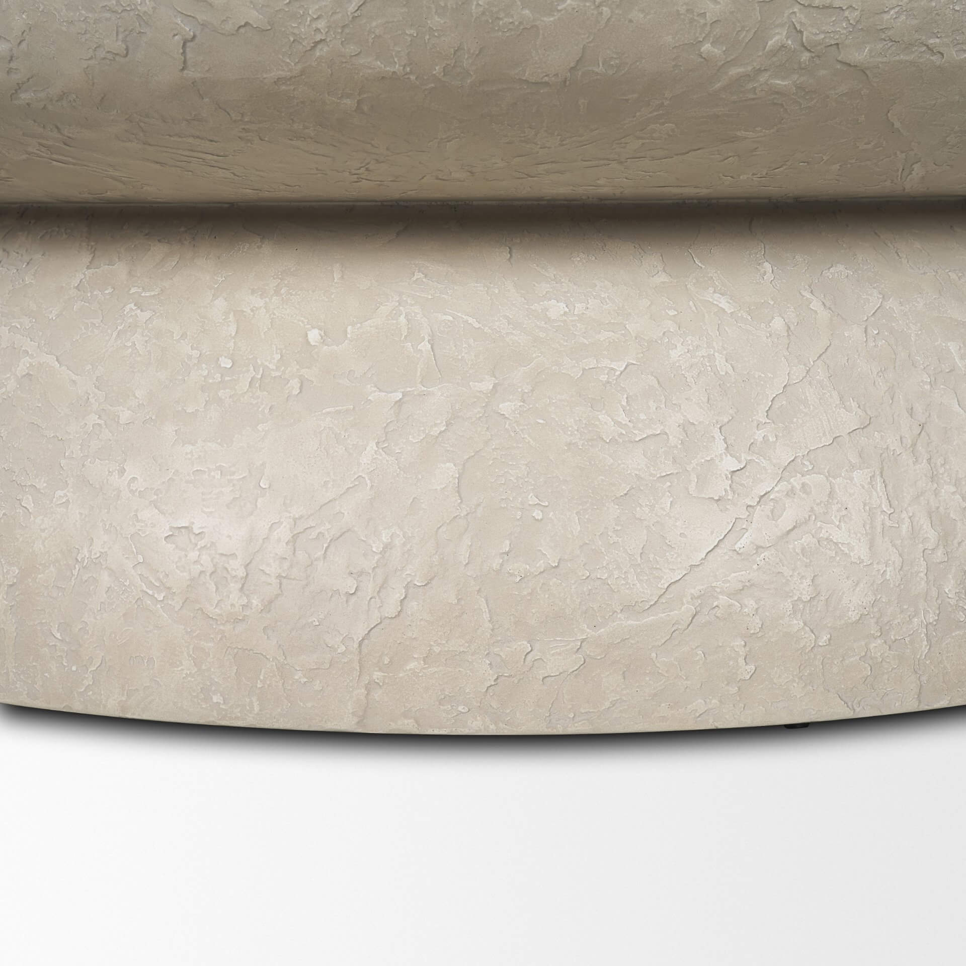 MERCANA MESA 48" ROUND STONE FINISH PILLAR COFFEE TABLE 71284 edmonton