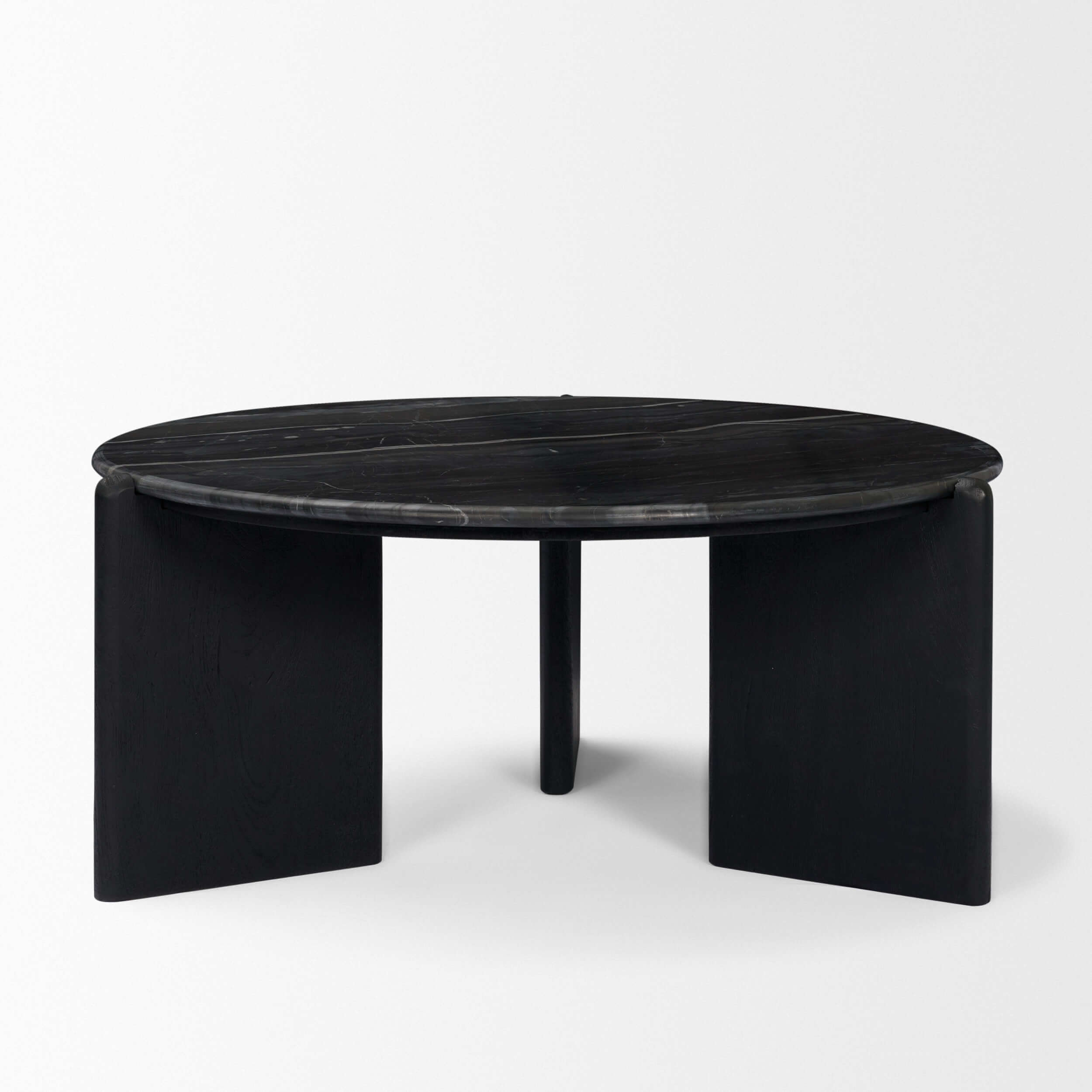 MERCANA RUMER BLACK MARBLE COFFEE TABLE 71352-AB port perry
