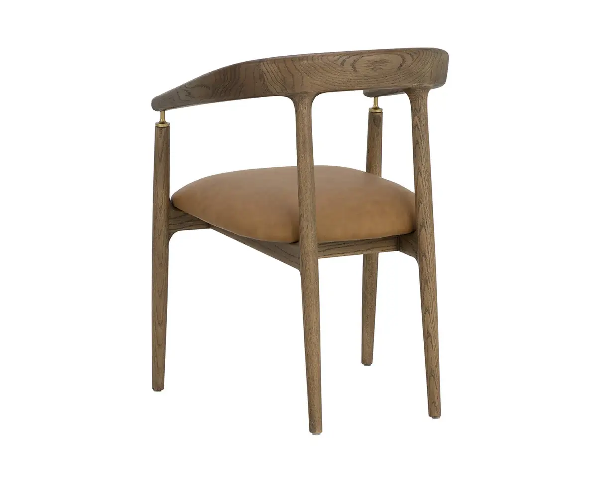 SUNPAN VALMONT DINING ARMCHAIR COGNAC 112287 burlington