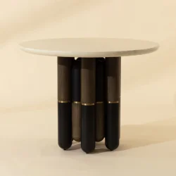 SUNPAN YANNA DINING TABLE - ROUND - CREAM MARBLE - 39.5" 112541 ottawa
