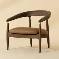 SUNPAN VALMONT LOUNGE CHAIR COGNAC 112675 woodbridge