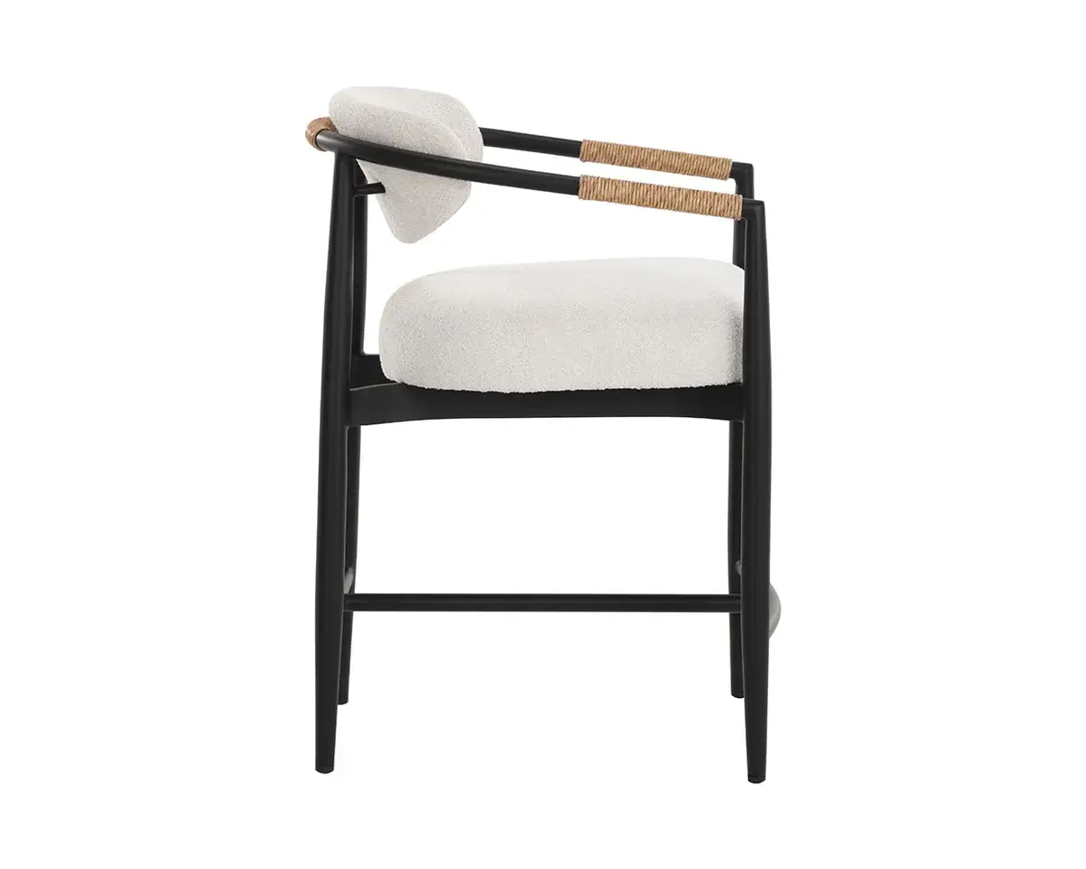 SUNPAN MARITA COUNTER STOOL - LOUIS CREAM 112728 woodbridge