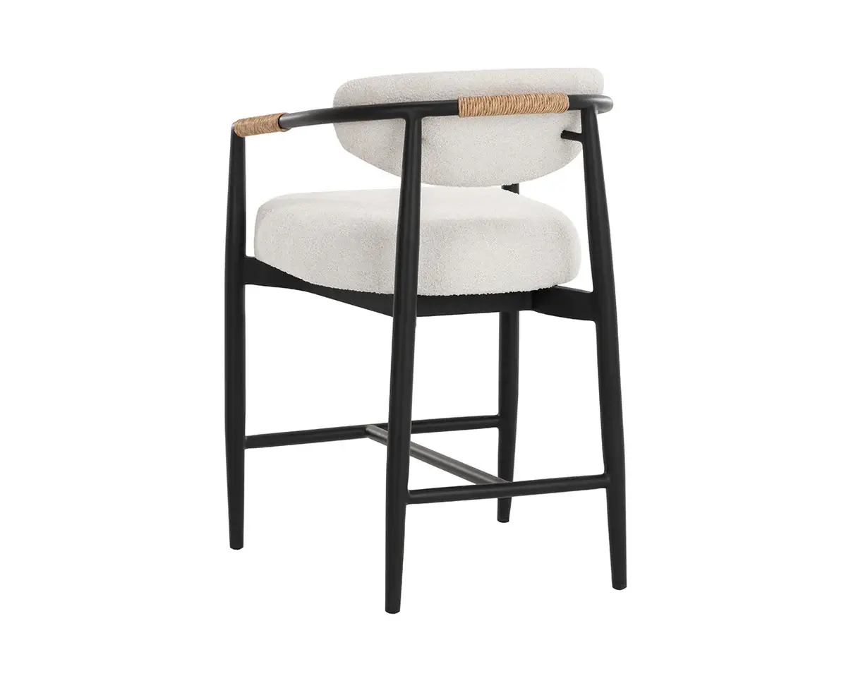 SUNPAN MARITA COUNTER STOOL - LOUIS CREAM 112728 woodbridge