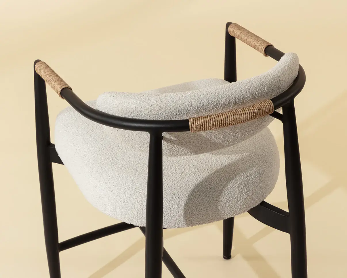 SUNPAN MARITA COUNTER STOOL - LOUIS CREAM 112728 woodbridge
