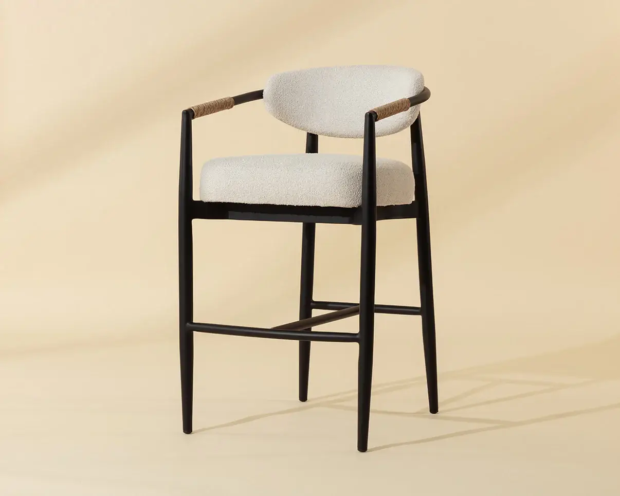 SUNPAN MARITA BARSTOOL - LOUIS CREAM 112729 vaughan
