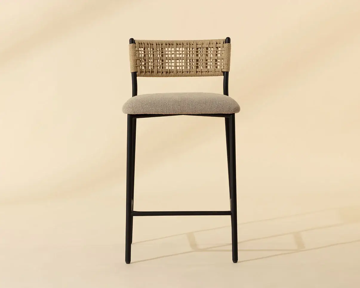 SUNPAN ERNESTA COUNTER STOOL - RHINE SANDBANK 112736 king city