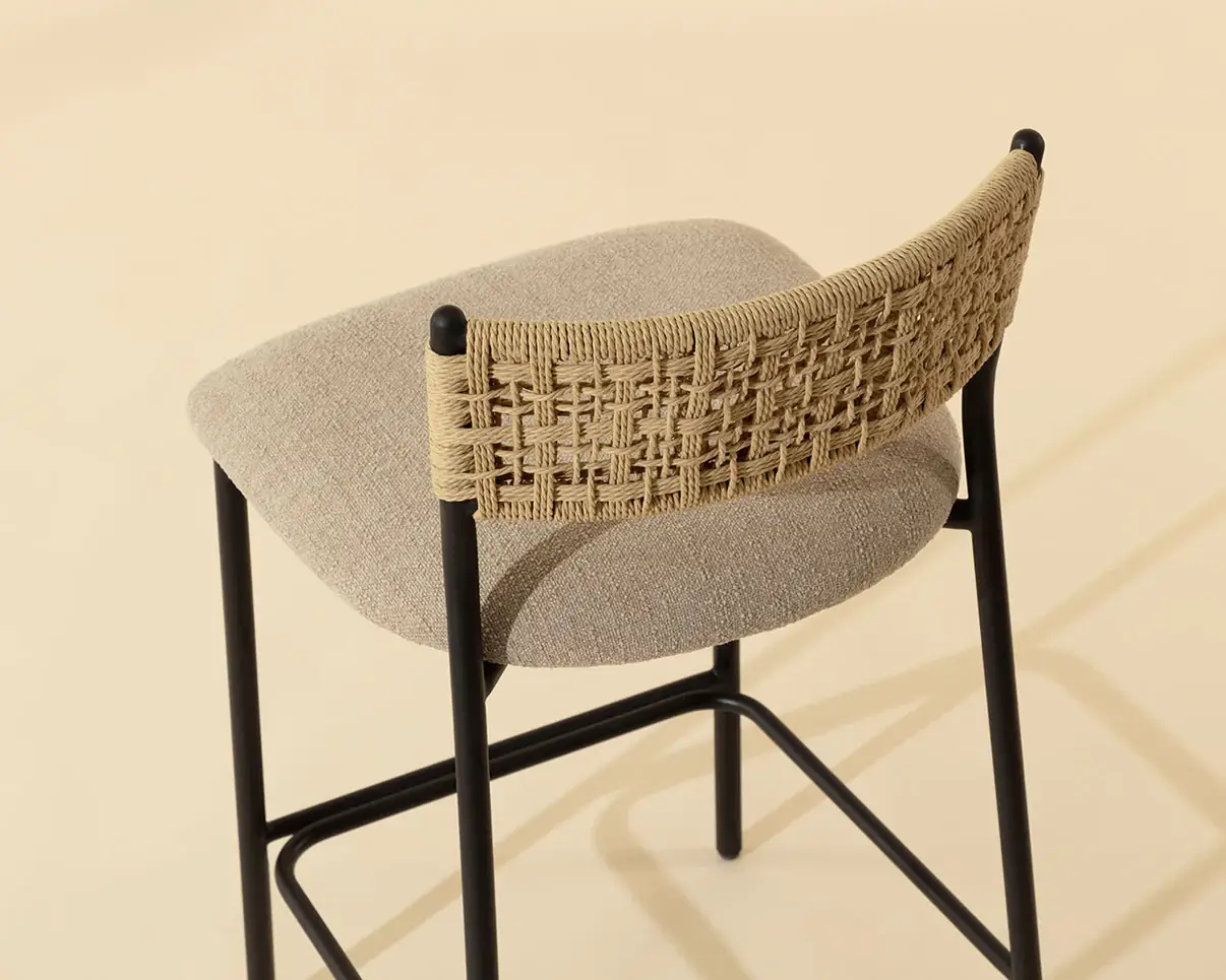SUNPAN ERNESTA COUNTER STOOL - RHINE SANDBANK 112736 king city