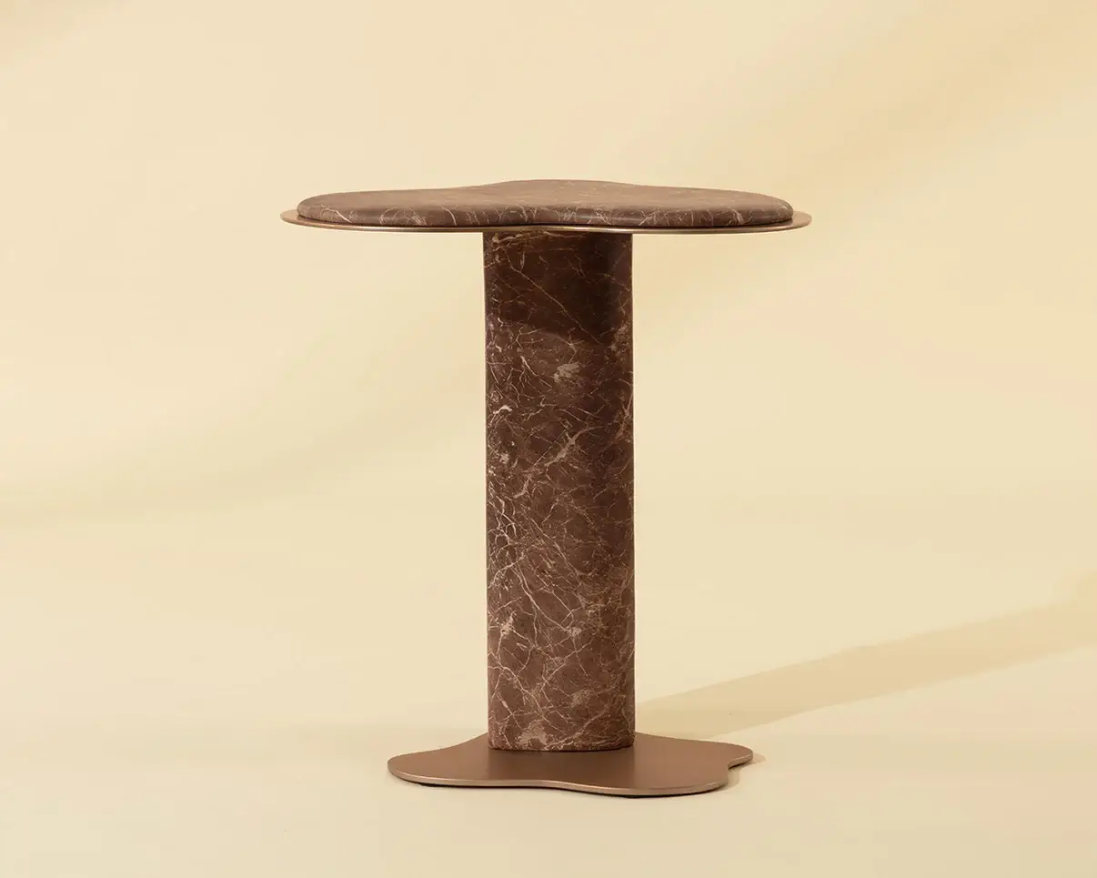 SUNPAN ISOLA END TABLE - MARBLE LOOK - MOCHA 112828 mississauga