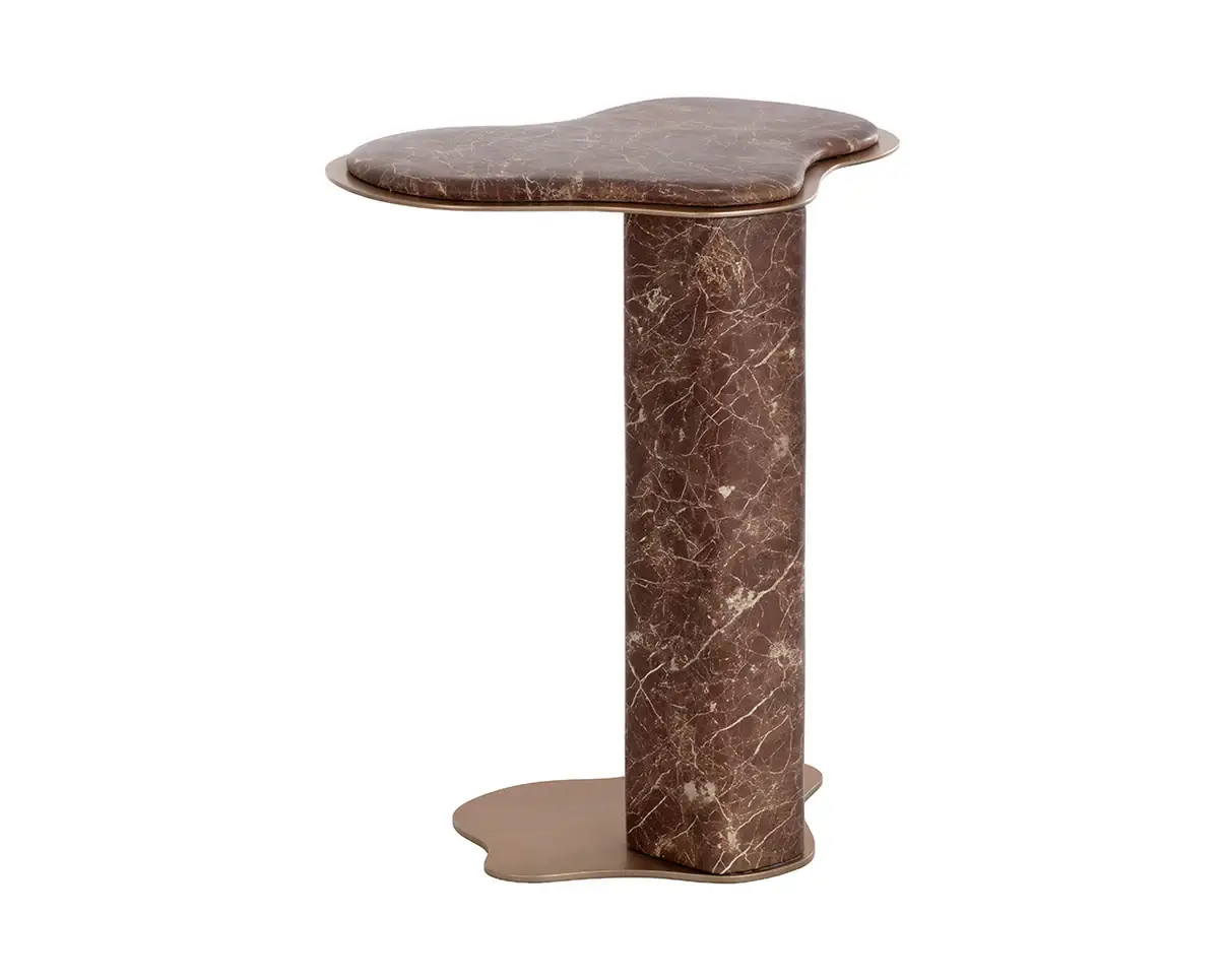 SUNPAN ISOLA END TABLE - MARBLE LOOK - MOCHA 112828 mississauga