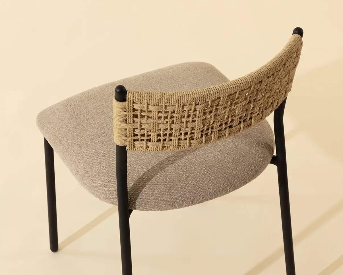 SUNPAN ERNESTA DINING CHAIR - RHINE SANDBANK SET OF TWO 113067 halifax