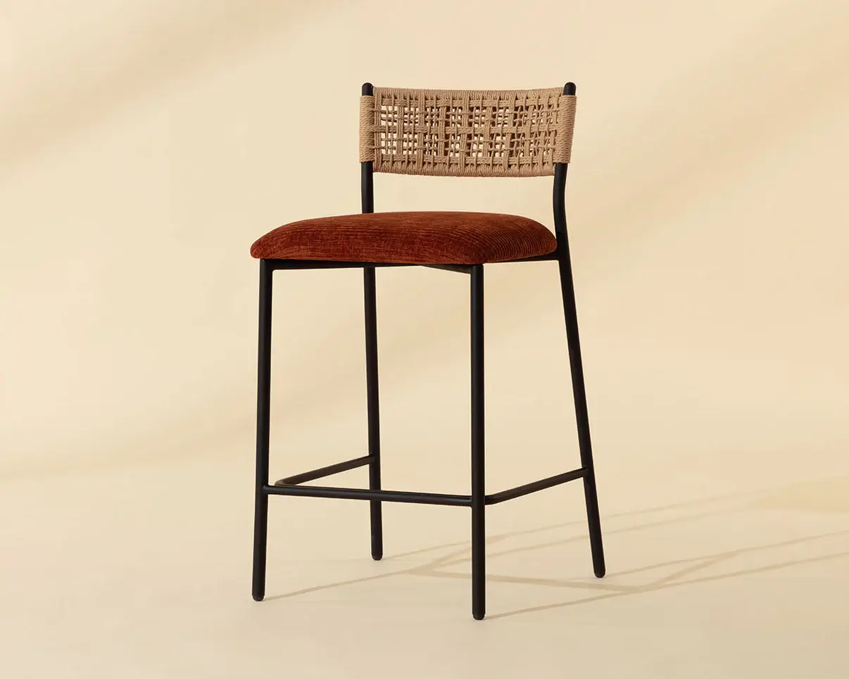 SUNPAN ERNESTA COUNTER STOOL - OPERA SPICE 113075 monton