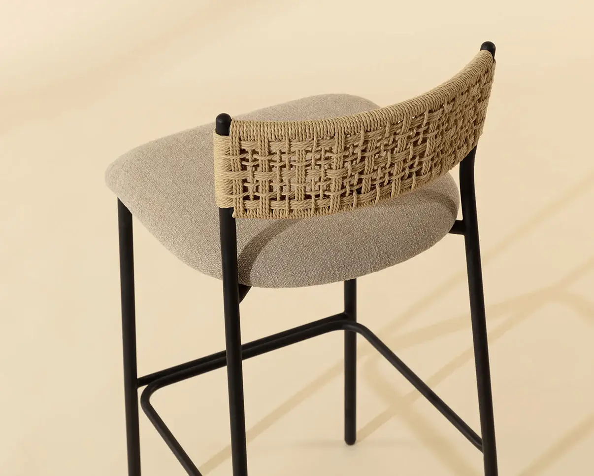 SUNPAN ERNESTA BARSTOOL - RHINE SANDBANK 113081 edmonton