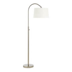 RENWIL MOULTON FLOOR LAMP NICKEL LPF3252EV orilla