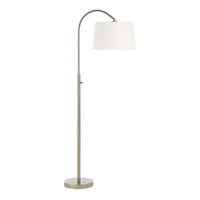 RENWIL MOULTON FLOOR LAMP NICKEL LPF3252EV orilla