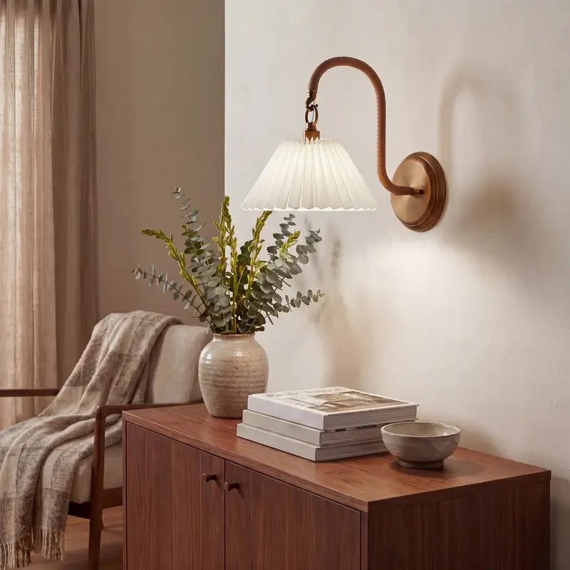 RENWIL PORTSIDE WALL SCONCE BRASS WS186 burlington