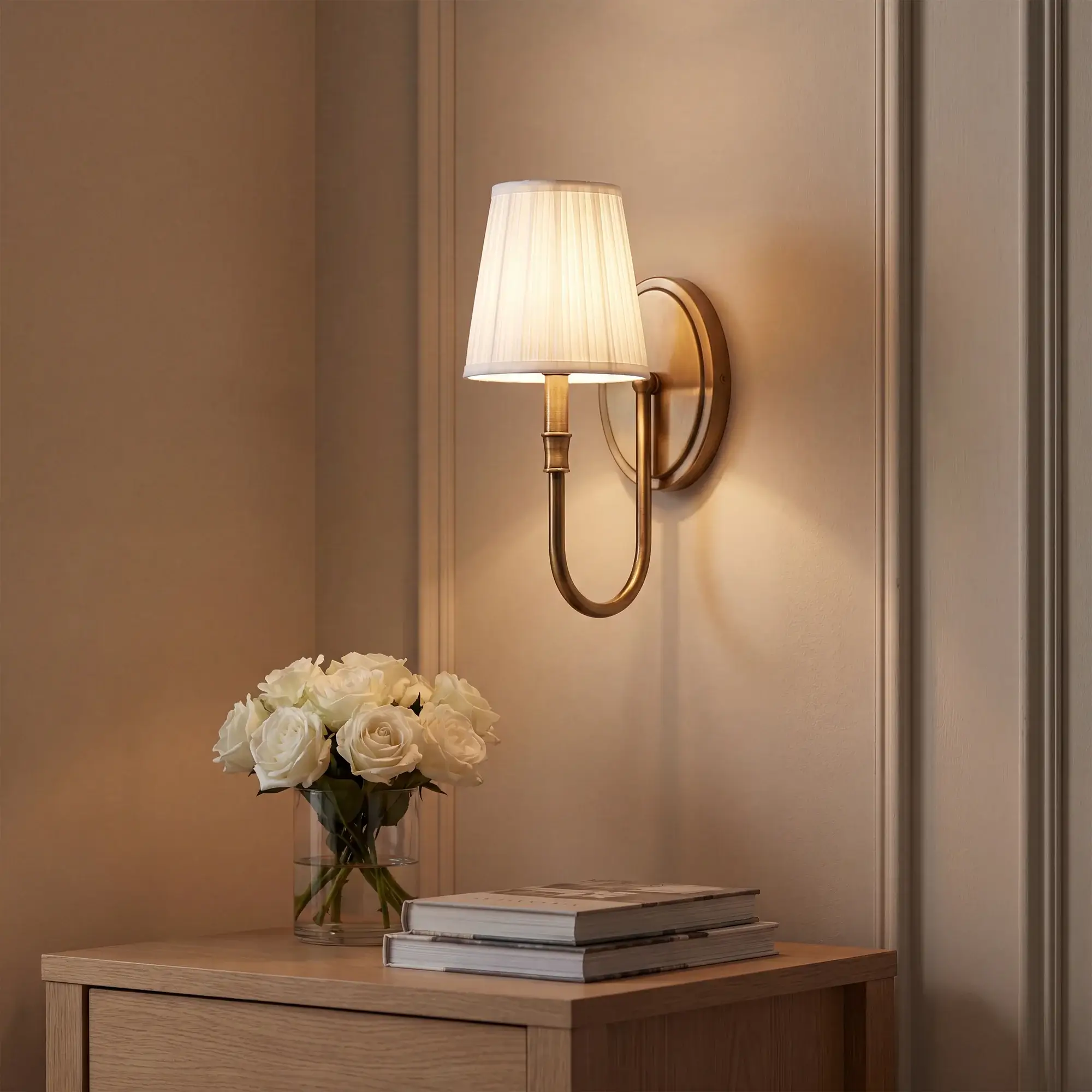 RENWIL FIORE WALL SCONCE BRASS WS190 edmonton
