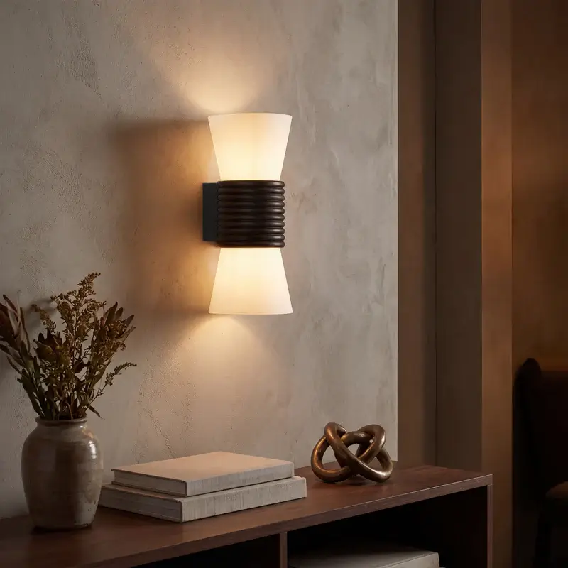RENWIL CHORD WALL SCONCE BRONZE WS194 kelowna