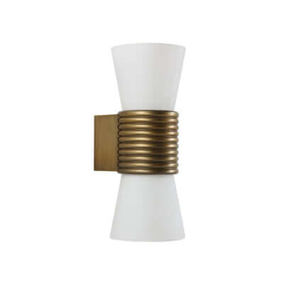 RENWIL CHORD WALL SCONCE BRASS WS200 vaughan