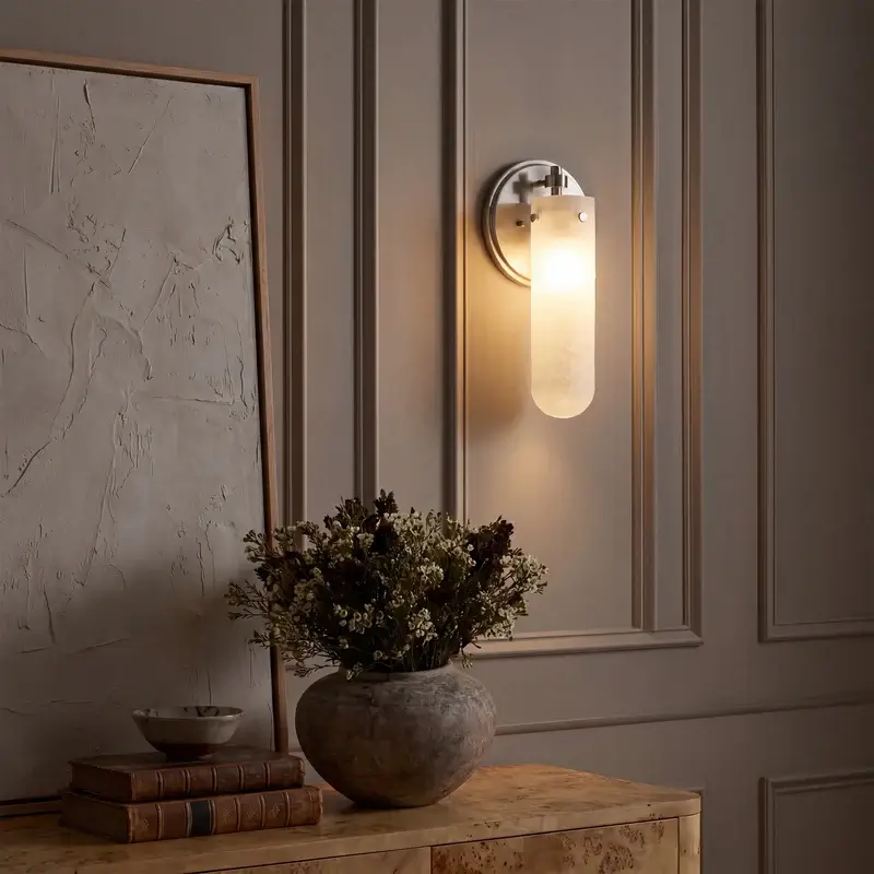 RENWIL WILLIAMSBURG WALL SCONCE SILVER WS201 king city