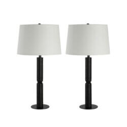 RENWIL MAMENT TABLE LAMPS (SET OF TWO) BLACK LPT1550EV-SET2 gatineau