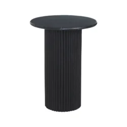 RENWIL LUCENTE ROUND END TABLE BLACK TA566 milton